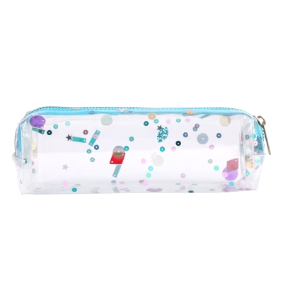 PVC sequin pencil bag