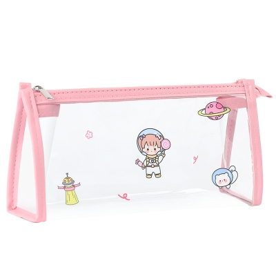 Single and double layer cartoon pencil case